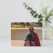 Briefkaart voor advies van een monnik (Staand voorkant)