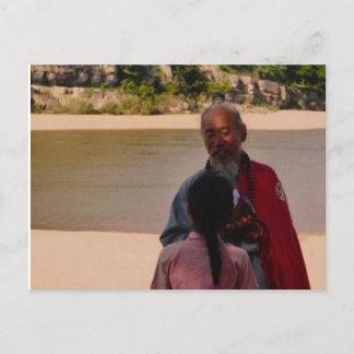 Briefkaart voor advies van een monnik