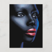 Briefkaart voor Afrikaanse dameskunst (Voorkant)