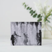 Briefkaart voor afspelen van kinderen (Staand voorkant)