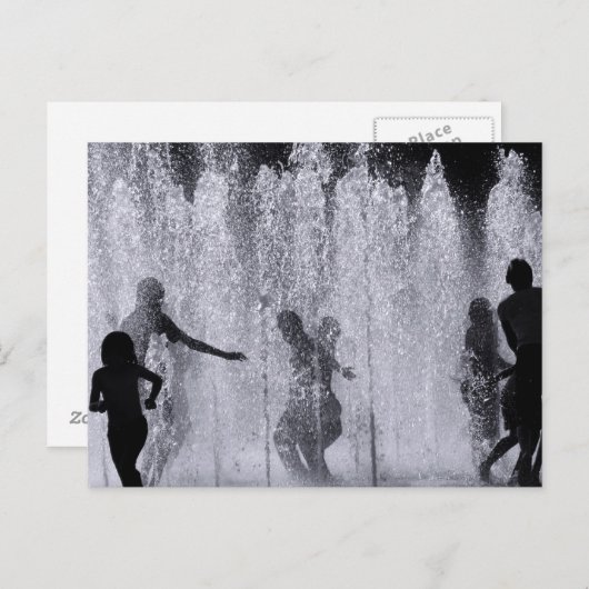 Briefkaart voor afspelen van kinderen (Voorkant / Achterkant)