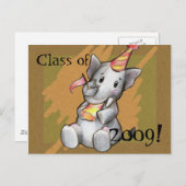 Briefkaart voor Afstuderen partij (Voorkant / Achterkant)