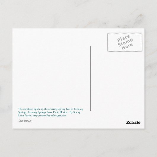 Briefkaart voor aftakkingen (Achterkant)