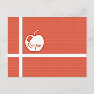 Briefkaart voor appelrecept