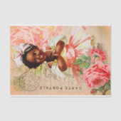 Briefkaart voor baby's - Weefpapier Tissuepapier (Voorkant)