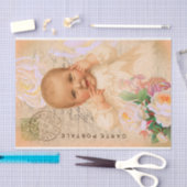  Briefkaart voor baby's - Weefpapier Tissuepapier (Craft)