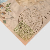 Briefkaart voor baby's - Weefselpapier Tissuepapier (Detail)