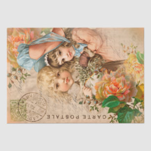 Briefkaart voor baby's - Weefselpapier Tissuepapier