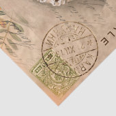 Briefkaart voor baby's - Weefselpapier Tissuepapier (Detail)