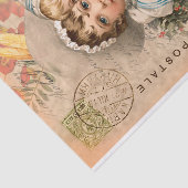 Briefkaart voor baby's - Weefselpapier Tissuepapier (Detail)