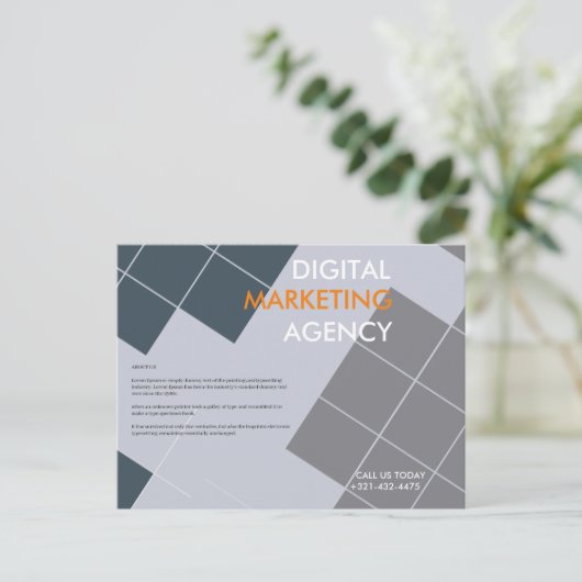 BRIEFKAART VOOR BEDRIJVEN (Staand voorkant)