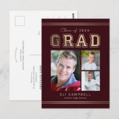 Briefkaart voor bekendmaking Afstuderen van Bright (Voorkant / Achterkant)