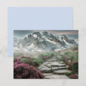 briefkaart voor bergpaden (Voorkant / Achterkant)