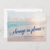 Briefkaart voor berichten over het overschrijden v (Voorkant / Achterkant)