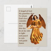 Briefkaart voor beschermengelgebed (Voorkant / Achterkant)