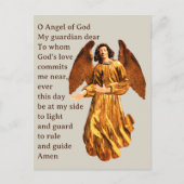 Briefkaart voor beschermengelgebed (Voorkant)
