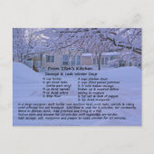 Briefkaart voor besparen en oogsten (Voorkant)