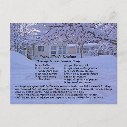 Briefkaart voor besparen en oogsten (Voorkant)