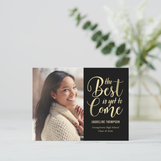 Briefkaart voor beste toekomstige bekendmaking van (Staand voorkant)