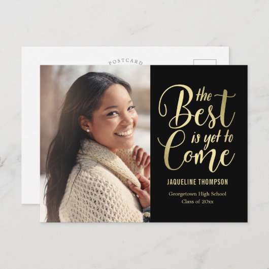 Briefkaart voor beste toekomstige bekendmaking van (Voorkant / Achterkant)