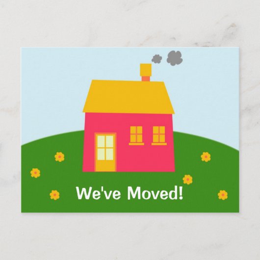 Briefkaart voor bewegende aankondiging (Voorkant)