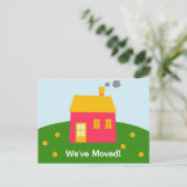 Briefkaart voor bewegende aankondiging (Staand voorkant)