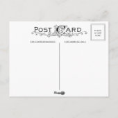 Briefkaart voor bewegende aankondiging - sleutel (Achterkant)