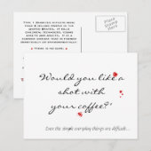 Briefkaart voor bewustmaking van diabetes (Voorkant / Achterkant)
