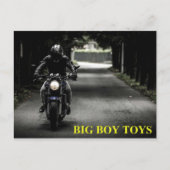 Briefkaart voor Big Boy Toys (Voorkant)