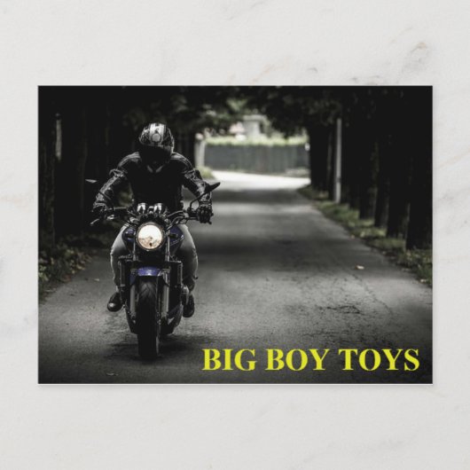 Briefkaart voor Big Boy Toys (Voorkant)