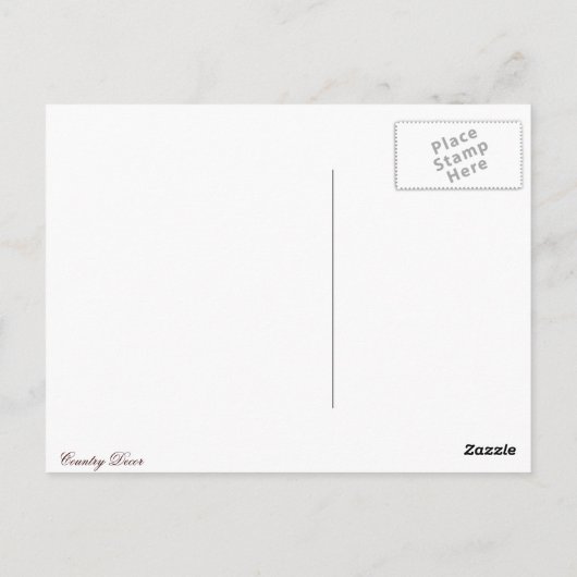 Briefkaart voor Black and White Country House (Achterkant)