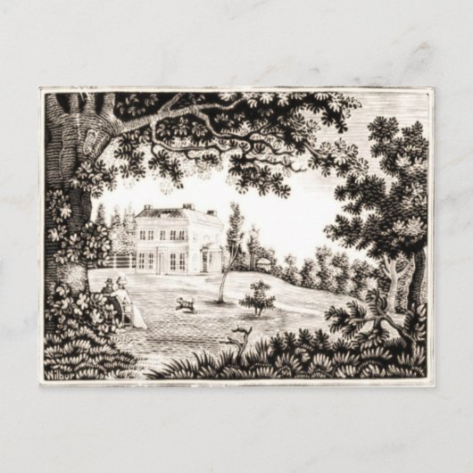 Briefkaart voor Black and White Country House (Voorkant)
