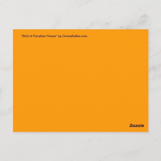 Briefkaart voor bloederige vloerschilderkunst (Achterkant)