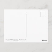 Briefkaart voor bloeiende bloemen (Achterkant)