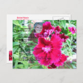 Briefkaart voor boiled Raisin Cookie Recipe (Voorkant / Achterkant)