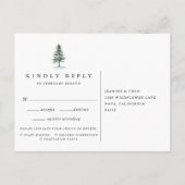 Briefkaart voor boomgaarden RSVP met keuze uit maa (Achterkant)