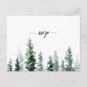 Briefkaart voor boomgaarden RSVP met keuze uit maa (Voorkant)