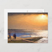 Briefkaart voor boothelling | Originele digitale k (Voorkant / Achterkant)