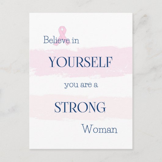 Briefkaart voor borstkanker (Voorkant)