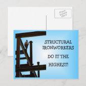 Briefkaart voor bouwkundig personeel (Voorkant / Achterkant)