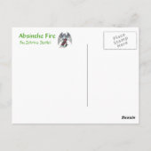 Briefkaart voor brandbestrijding (Achterkant)