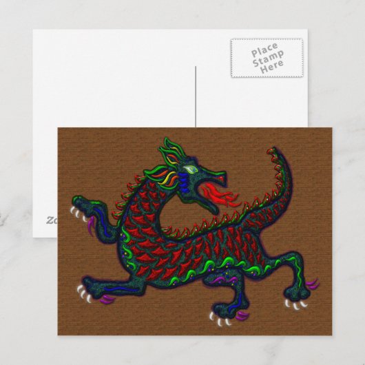 Briefkaart voor brandontdekking (Voorkant / Achterkant)