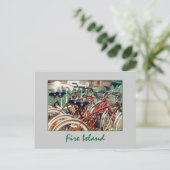 briefkaart voor brandweerfietsen (Staand voorkant)