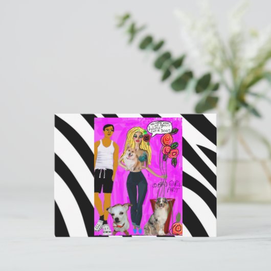 Briefkaart voor briefkaart verjaardag (Staand voorkant)