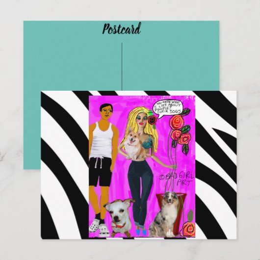 Briefkaart voor briefkaart verjaardag (Voorkant / Achterkant)