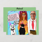 Briefkaart voor briefkaart verjaardag (Voorkant / Achterkant)