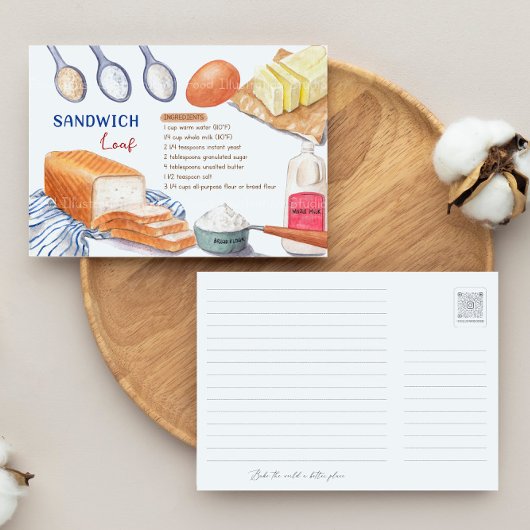 Briefkaart voor broodwinning