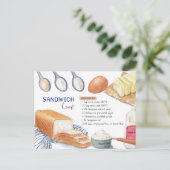 Briefkaart voor broodwinning (Staand voorkant)