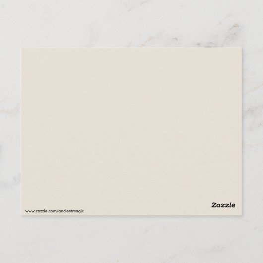 briefkaart voor bruid en bruidegom (Achterkant)