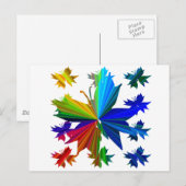 Briefkaart voor buispatroonregenboog (Voorkant / Achterkant)
